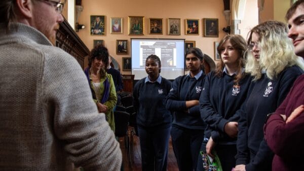TY students at the Future Leaders of Screen networking event in University College Cork